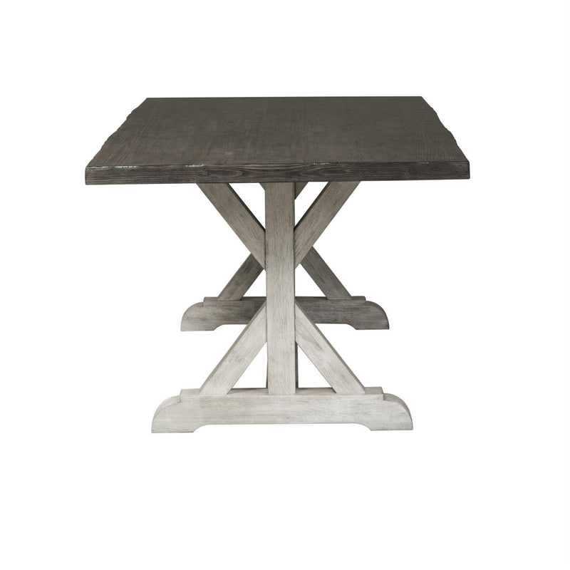Liberty Furniture Industries Inc. Willowrun Dining Table with Trestle Base 619-T3878 IMAGE 3