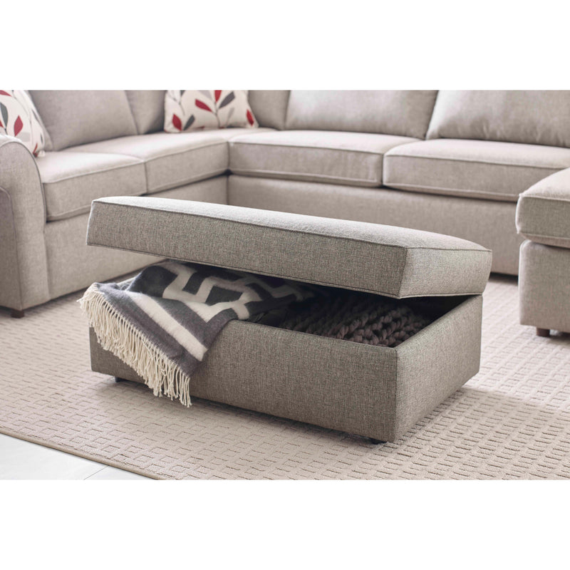 England Furniture Malibu Fabric Storage Ottoman 2400-81 7992 IMAGE 3