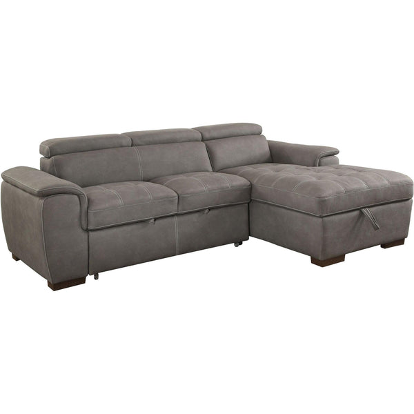 Furniture of America Patty Fabric Sleeper Sectional CM6514BR-SECT IMAGE 1
