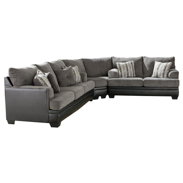 Signature Design by Ashley Millingar Fabric and Leather Look 3 pc Sectional 7820238/7820277/7820235 IMAGE 1