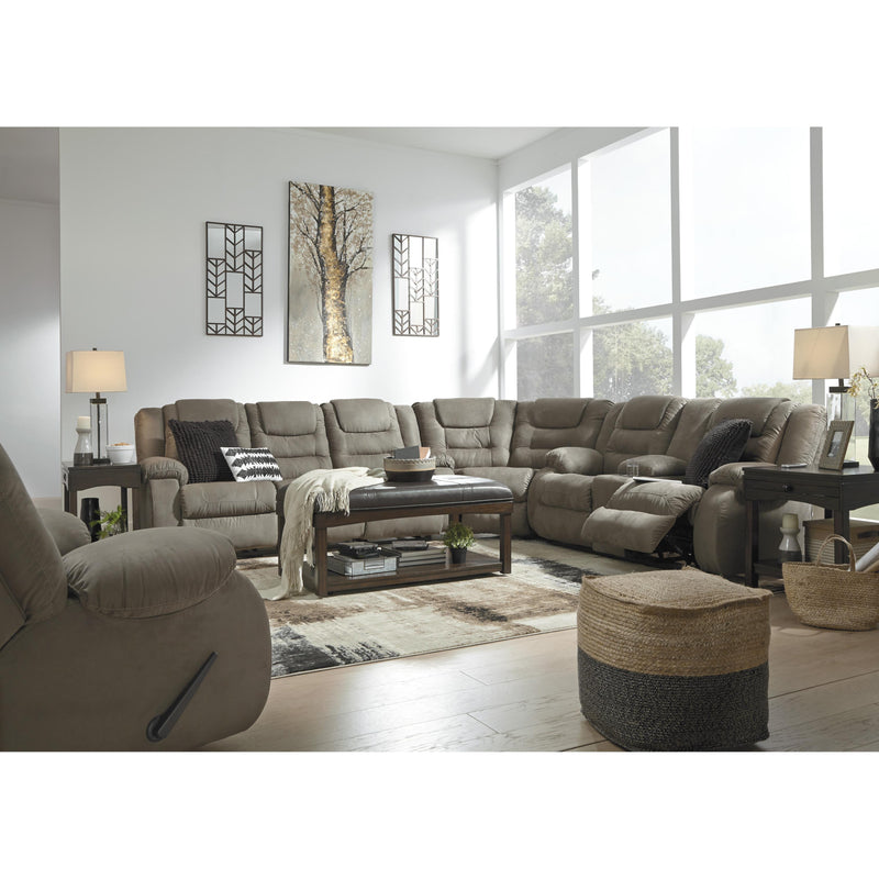 Signature Design by Ashley McCade Reclining Fabric 3 pc Sectional 1010488/1010477/1010494 IMAGE 9