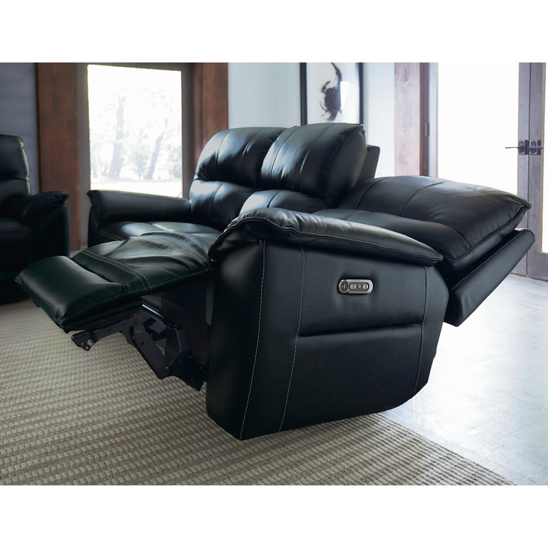 Bassett Benson Power Reclining Leather Sofa 3721-P62I IMAGE 7
