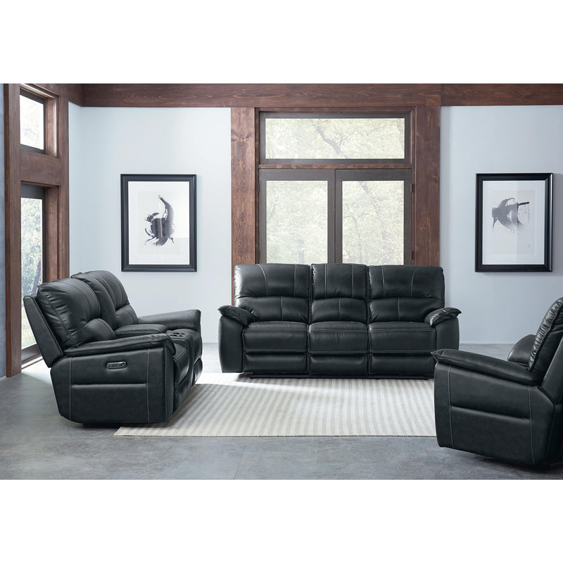 Bassett Benson Power Reclining Leather Sofa 3721-P62I IMAGE 8