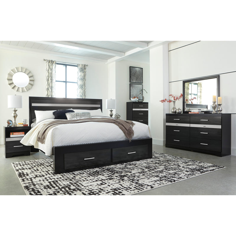 Signature Design by Ashley Starberry King Panel Bed with Storage B304-58/B304-56S/B304-95/B100-14 IMAGE 4