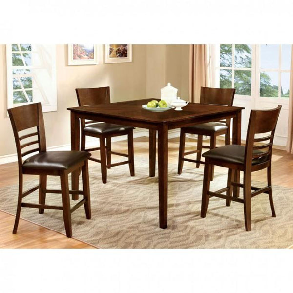 Furniture of America Hillsview II 5 pc Counter Height Dinette CM3916PT-5PK IMAGE 1