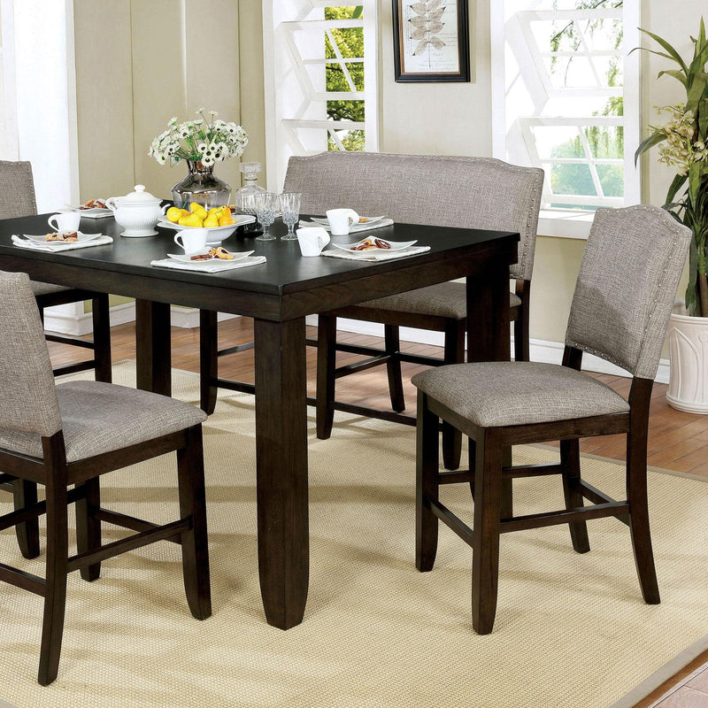 Furniture of America Teagan Counter Height Dining Table CM3911PT IMAGE 2
