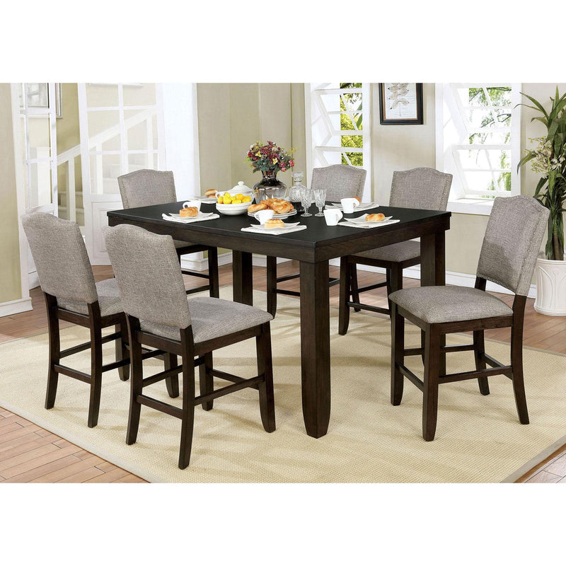 Furniture of America Teagan Counter Height Dining Table CM3911PT IMAGE 4