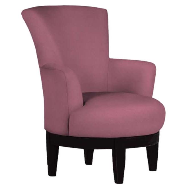 Best Home Furnishings Justine Swivel Fabric Accent Chair 2968E 20138B IMAGE 1