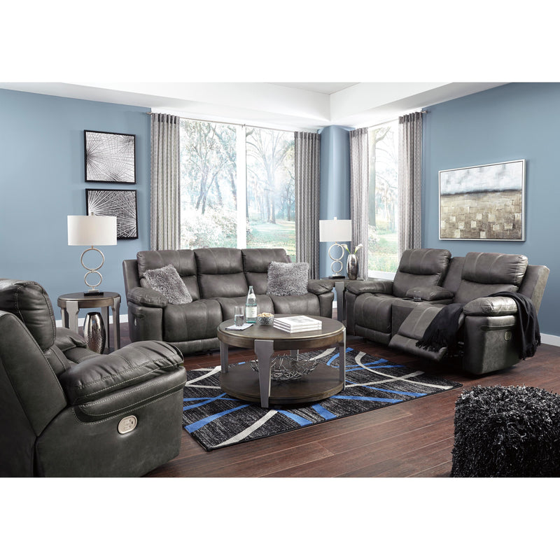 Signature Design by Ashley Erlangen Power Reclining Leather Look Loveseat 3000418 IMAGE 11