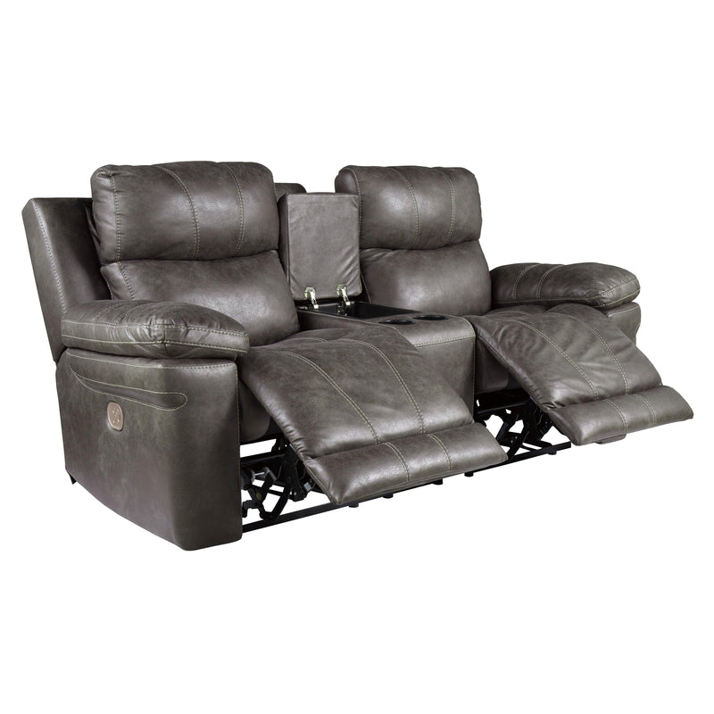 Signature Design by Ashley Erlangen Power Reclining Leather Look Loveseat 3000418 IMAGE 2