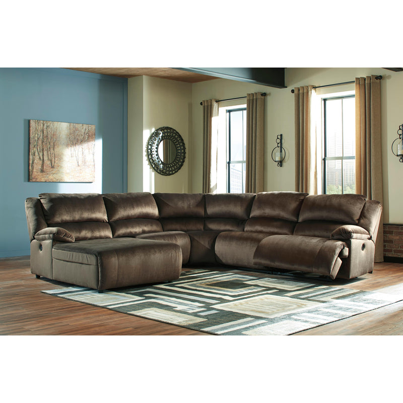 Signature Design by Ashley Clonmel Power Reclining Fabric 5 pc Sectional 3650479/3650446/3650477/3650419/3650462 IMAGE 5