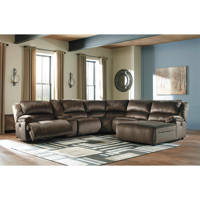 Signature Design by Ashley Clonmel Power Reclining Fabric 6 pc Sectional 3650458/3650457/3650419/3650477/3650446/3650497 IMAGE 6