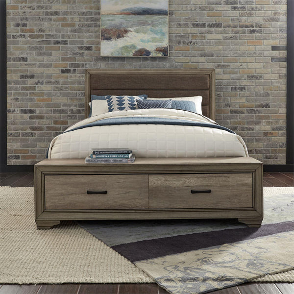 Liberty Furniture Industries Inc. Sun Valley Queen Upholstered Bed with Storage 439-BR-QSB IMAGE 1