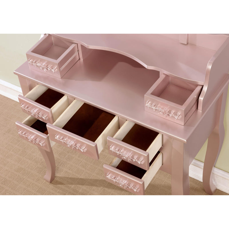 Furniture of America Harriet 7-Drawer Vanity Set CM-DK6845RG IMAGE 3