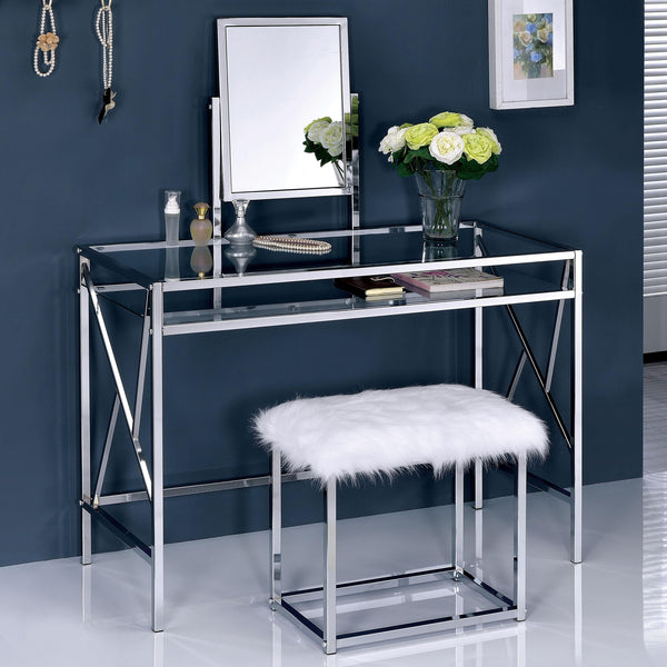 Furniture of America Lismore Vanity Set CM-DK6707CRM IMAGE 1