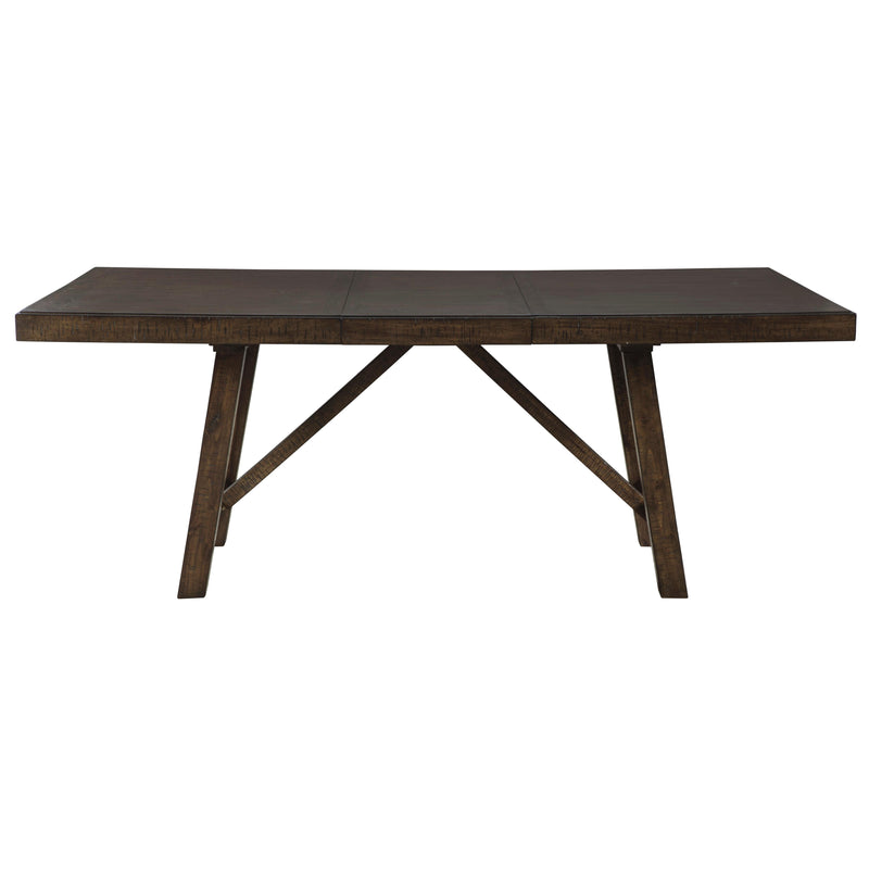 Signature Design by Ashley Rokane Dining Table with Trestle Base D397-35 IMAGE 2