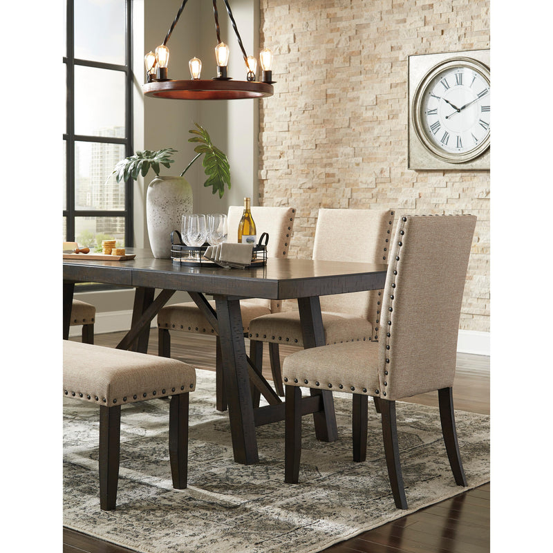 Signature Design by Ashley Rokane Dining Table with Trestle Base D397-35 IMAGE 6