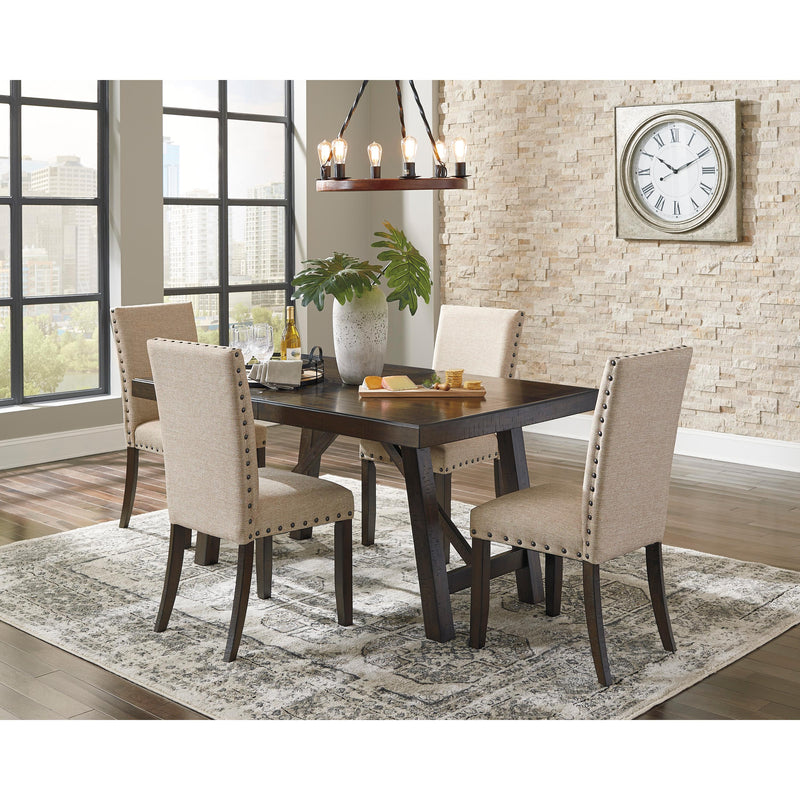Signature Design by Ashley Rokane Dining Table with Trestle Base D397-35 IMAGE 7