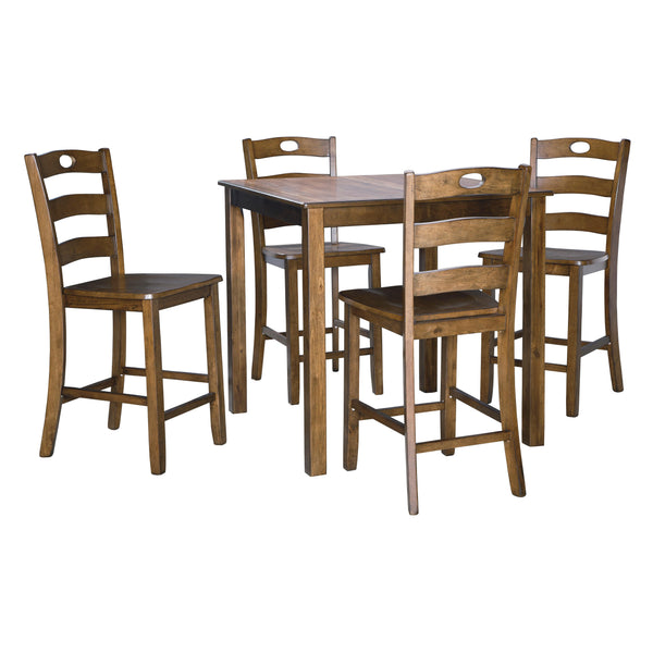 Signature Design by Ashley Hazelteen 5 pc Counter Height Dinette D419-223 IMAGE 1