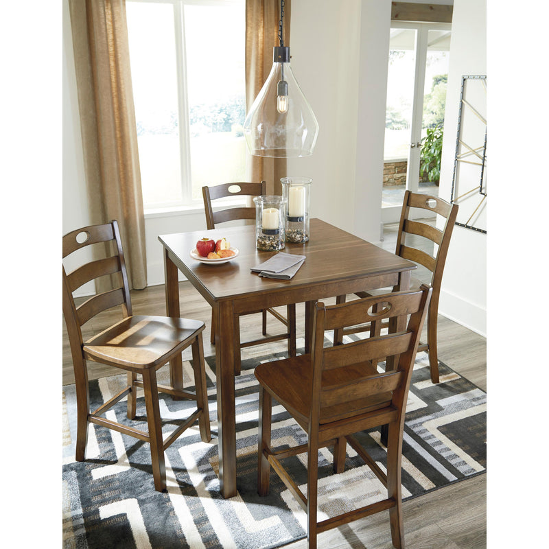 Signature Design by Ashley Hazelteen 5 pc Counter Height Dinette D419-223 IMAGE 3