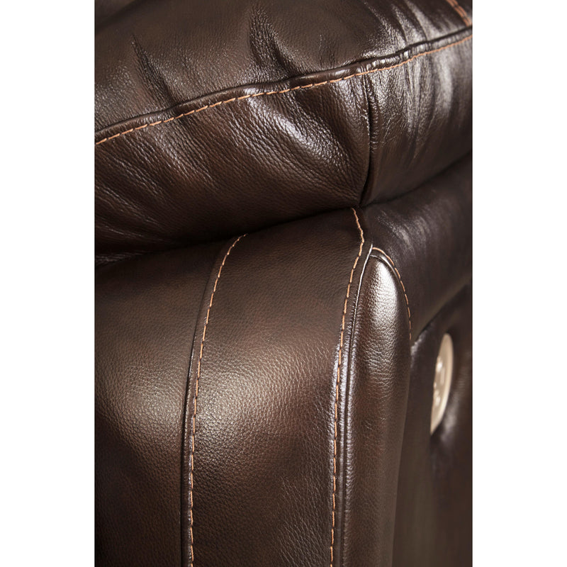 Signature Design by Ashley Hallstrung Power Reclining Leather Match Loveseat U5240218 IMAGE 8