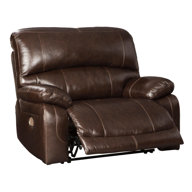 Signature Design by Ashley Hallstrung Power Leather Match Recliner U5240282 IMAGE 3