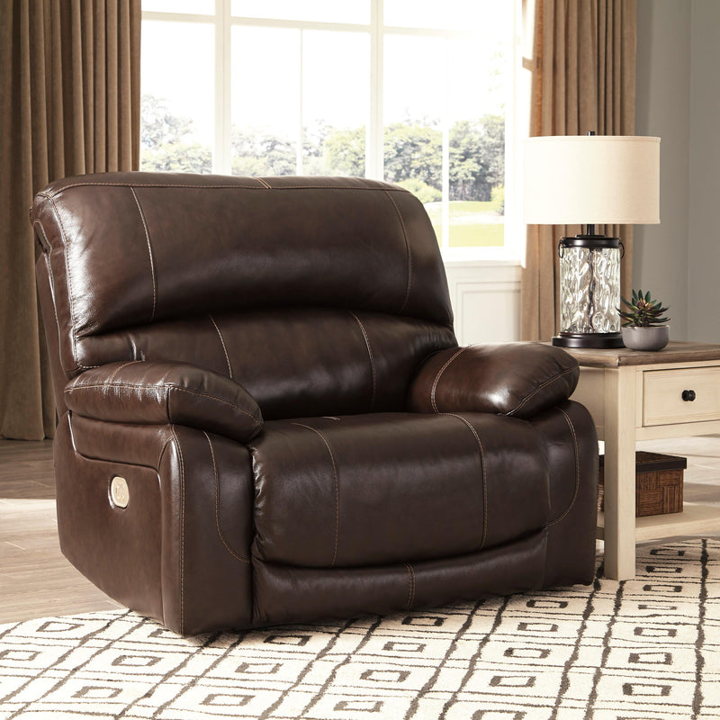 Signature Design by Ashley Hallstrung Power Leather Match Recliner U5240282 IMAGE 5