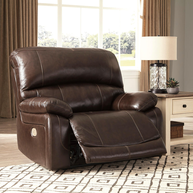 Signature Design by Ashley Hallstrung Power Leather Match Recliner U5240282 IMAGE 6