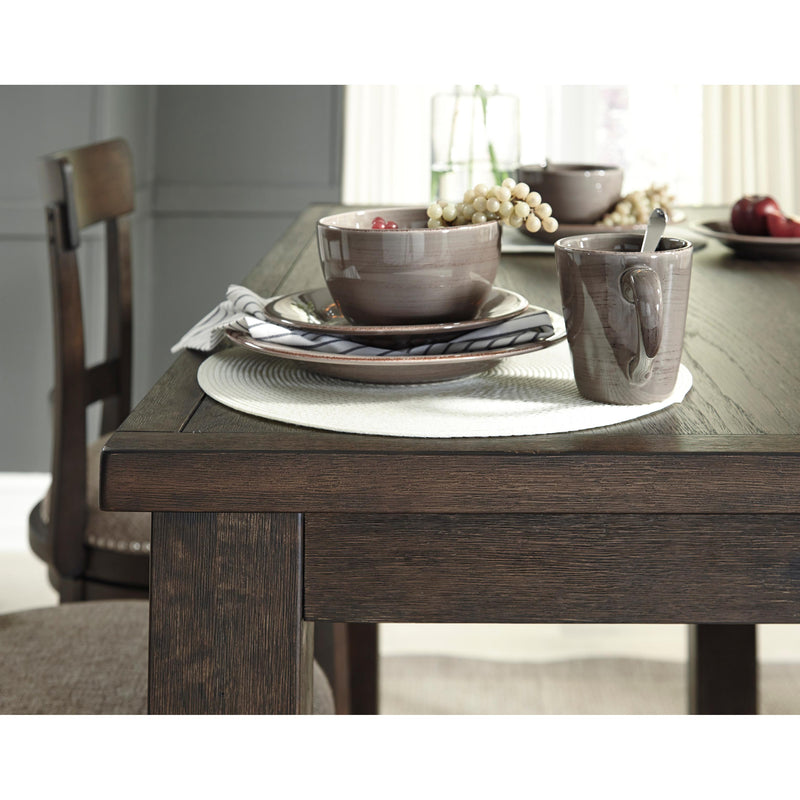 Signature Design by Ashley Drewing Pub Height Dining Table with Trestle Base D538-12 IMAGE 4