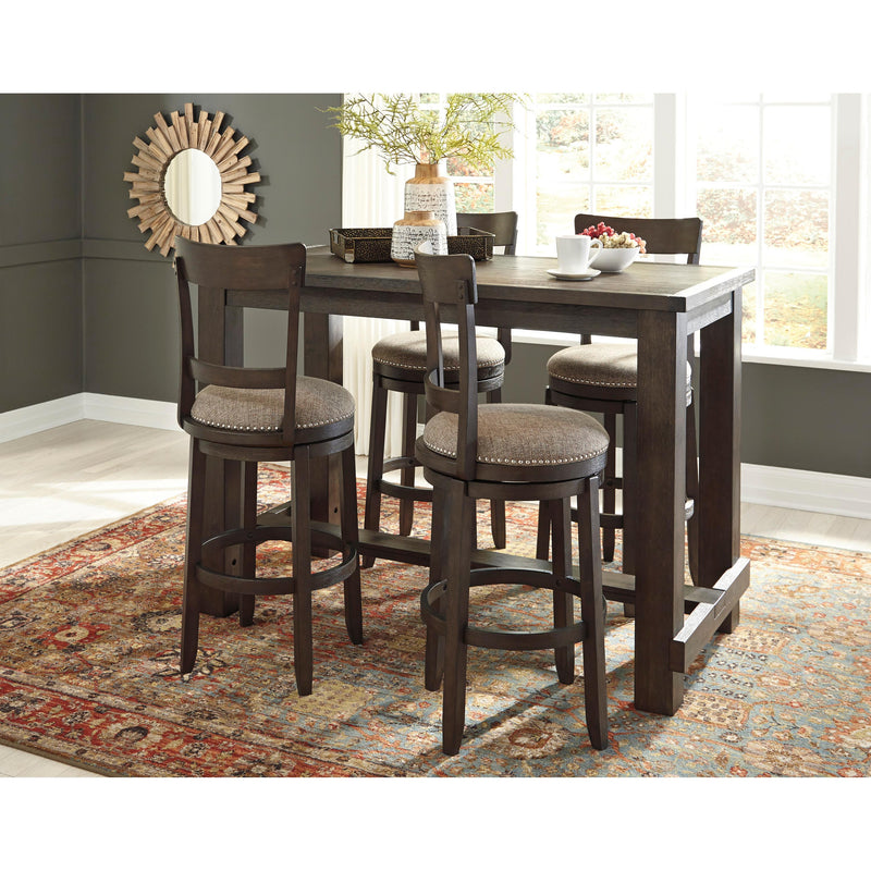 Signature Design by Ashley Drewing Pub Height Dining Table with Trestle Base D538-12 IMAGE 5