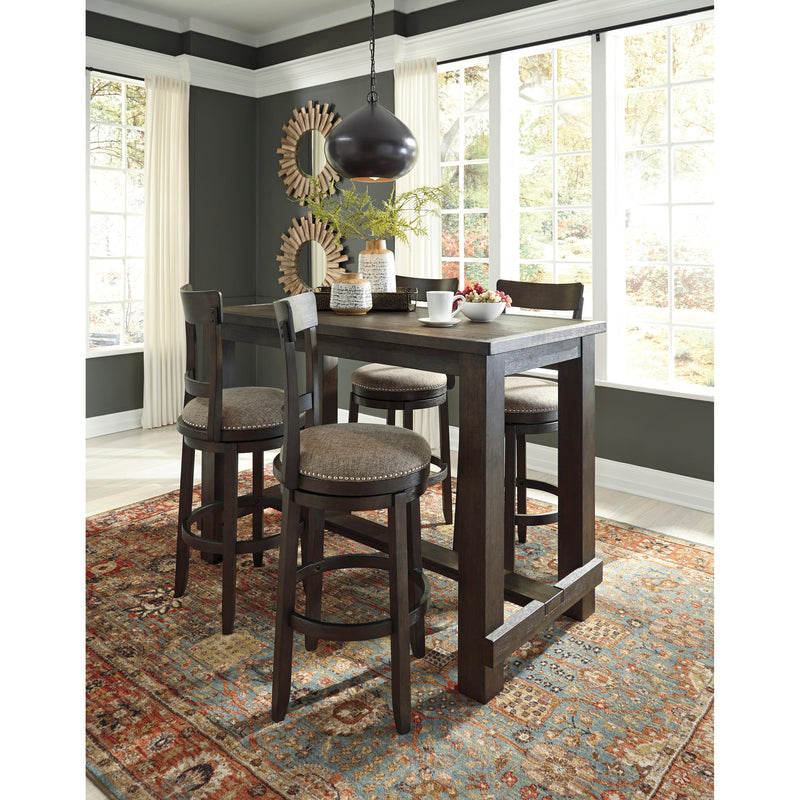 Signature Design by Ashley Drewing Pub Height Dining Table with Trestle Base D538-12 IMAGE 6