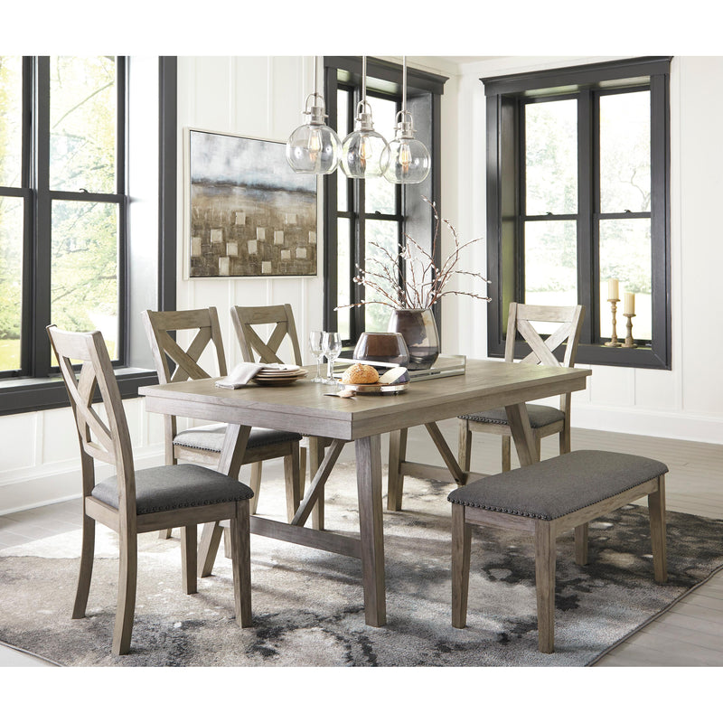 Signature Design by Ashley Aldwin Dining Table with Trestle Base D617-45 IMAGE 10