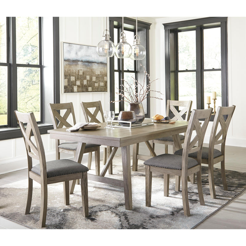 Signature Design by Ashley Aldwin Dining Table with Trestle Base D617-45 IMAGE 11