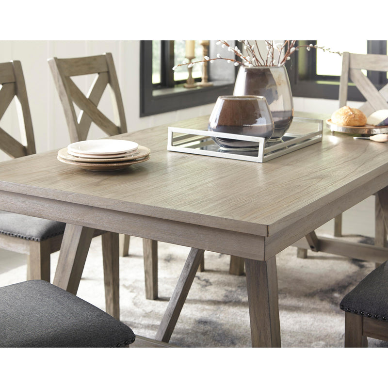 Signature Design by Ashley Aldwin Dining Table with Trestle Base D617-45 IMAGE 4