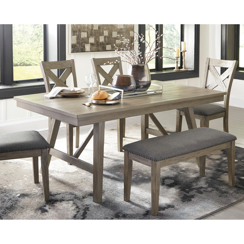 Signature Design by Ashley Aldwin Dining Table with Trestle Base D617-45 IMAGE 8