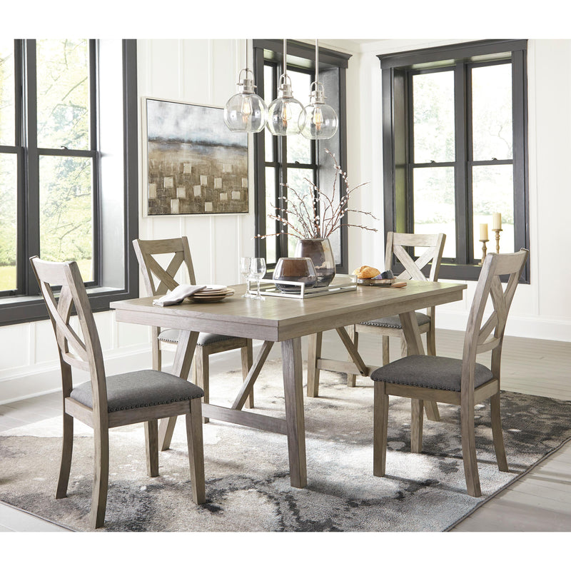 Signature Design by Ashley Aldwin Dining Table with Trestle Base D617-45 IMAGE 9