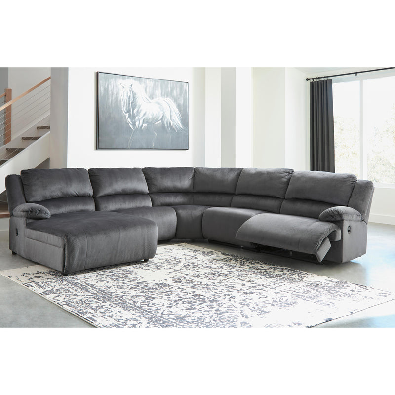 Signature Design by Ashley Clonmel Power Reclining Fabric 5 pc Sectional 3650579/3650546/3650577/3650519/3650562 IMAGE 2