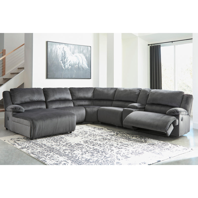 Signature Design by Ashley Clonmel Reclining Fabric 6 pc Sectional 3650505/3650546/3650577/3650519/3650557/3650541 IMAGE 2