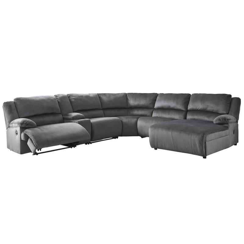 Signature Design by Ashley Clonmel Power Reclining Fabric 6 pc Sectional 3650558/3650557/3650519/3650577/3650546/3650597 IMAGE 1