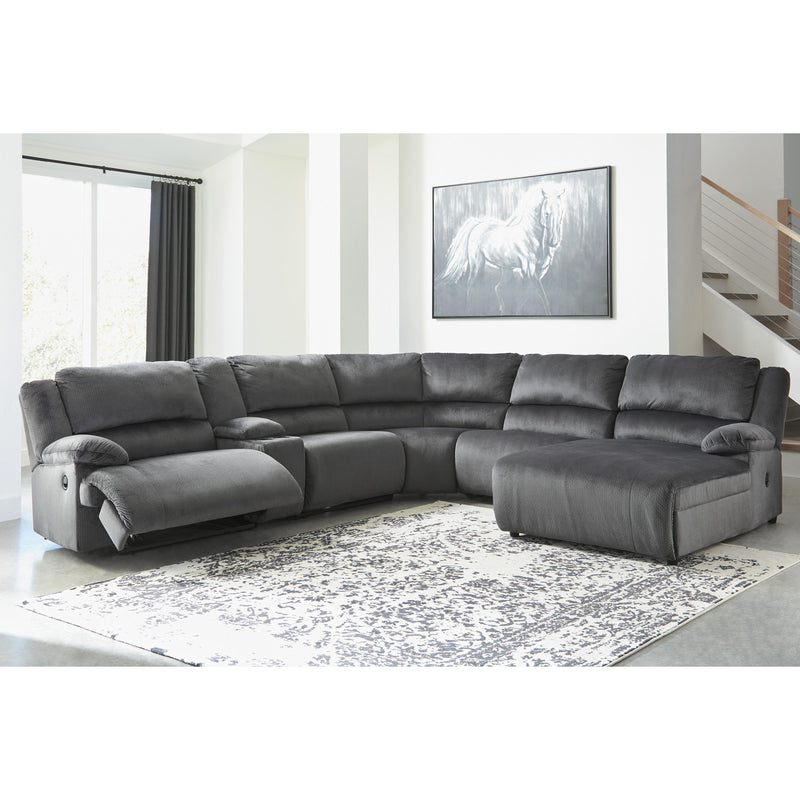 Signature Design by Ashley Clonmel Power Reclining Fabric 6 pc Sectional 3650558/3650557/3650519/3650577/3650546/3650597 IMAGE 2