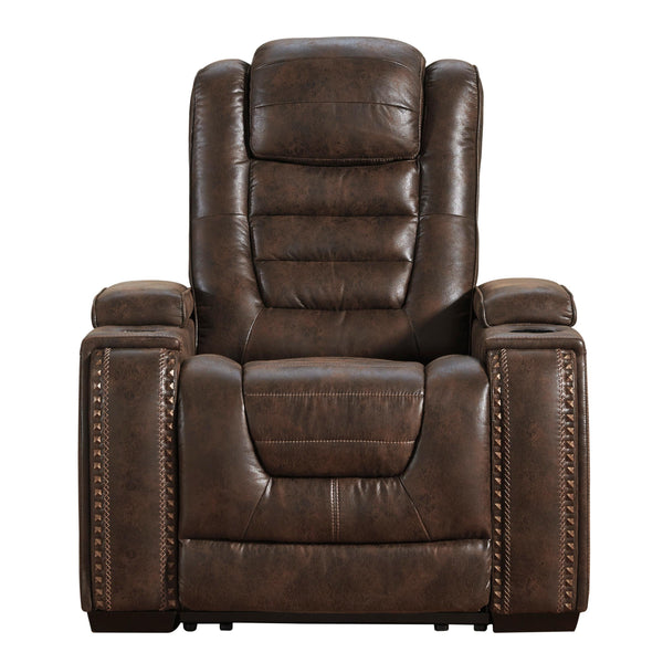 Signature Design by Ashley Game Zone Power Leather Look Recliner 3850113 IMAGE 1