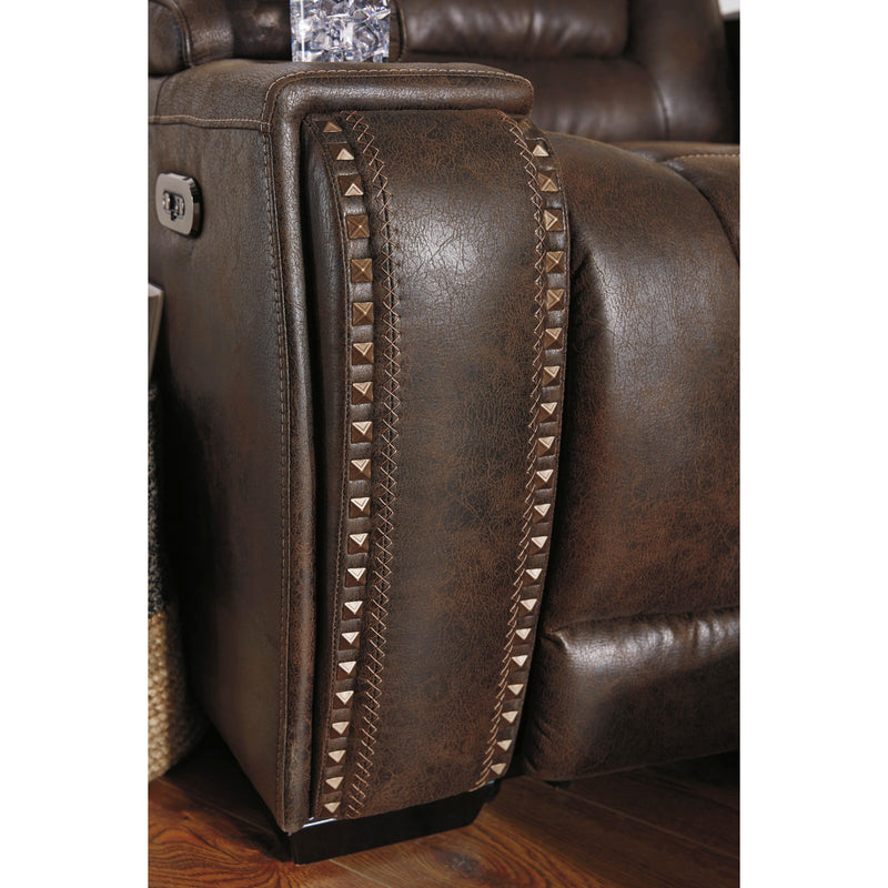 Signature Design by Ashley Game Zone Power Leather Look Recliner 3850113 IMAGE 6