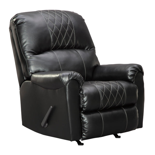 Signature Design by Ashley Betrillo Rocker Leather Look Recliner 4050225 IMAGE 1