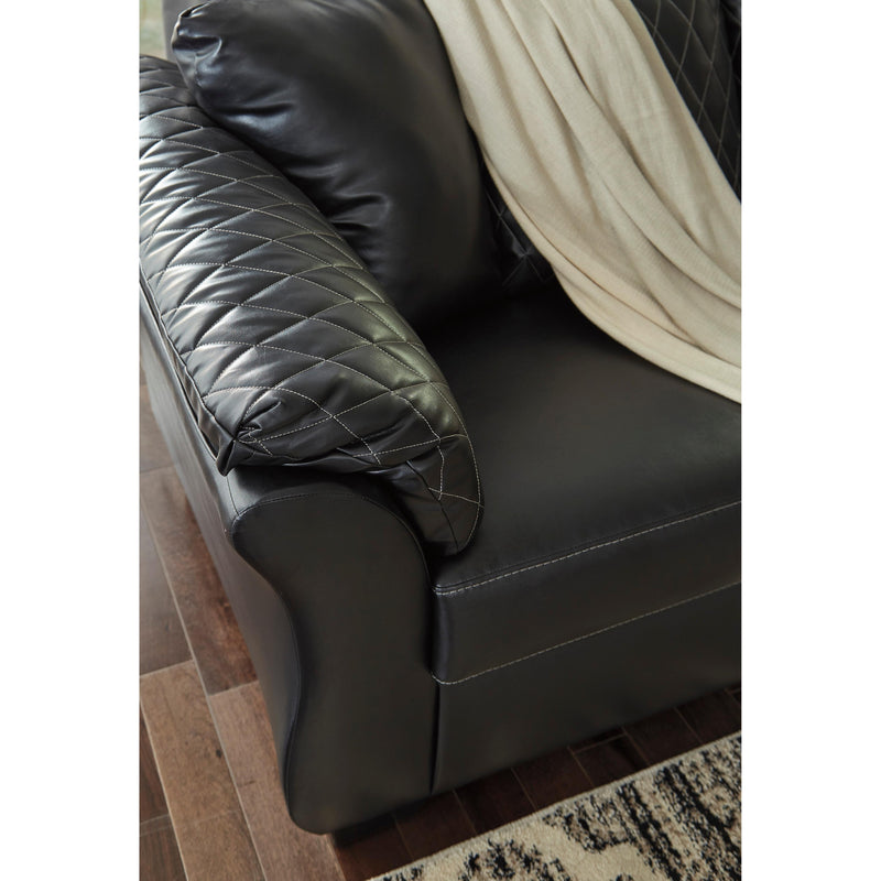 Signature Design by Ashley Betrillo Stationary Leather Look Sofa 4050238 IMAGE 3