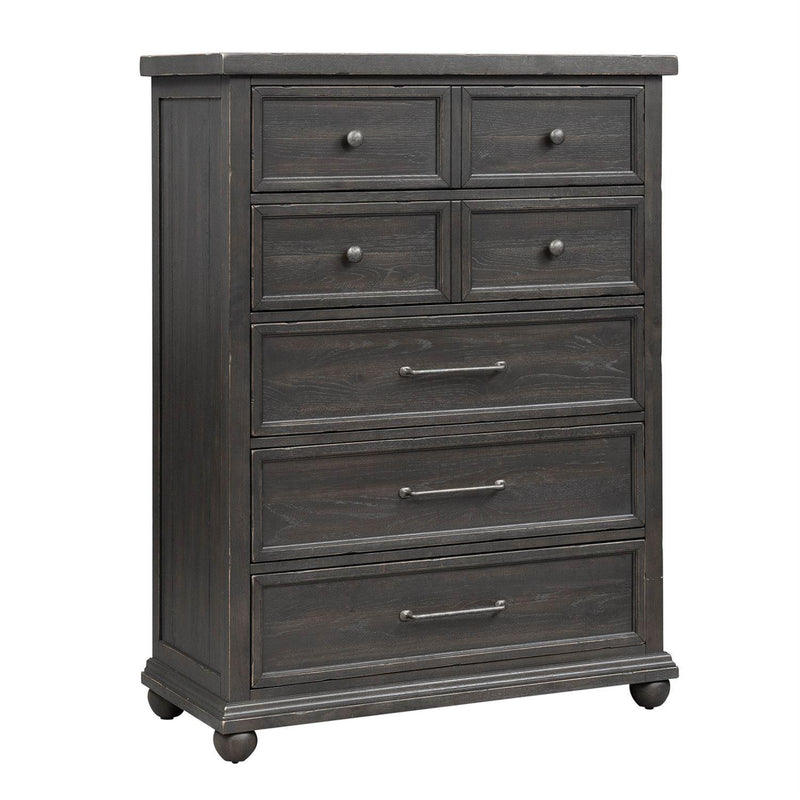 Liberty Furniture Industries Inc. Harvest Home 5-Drawer Chest 879-BR41 IMAGE 2