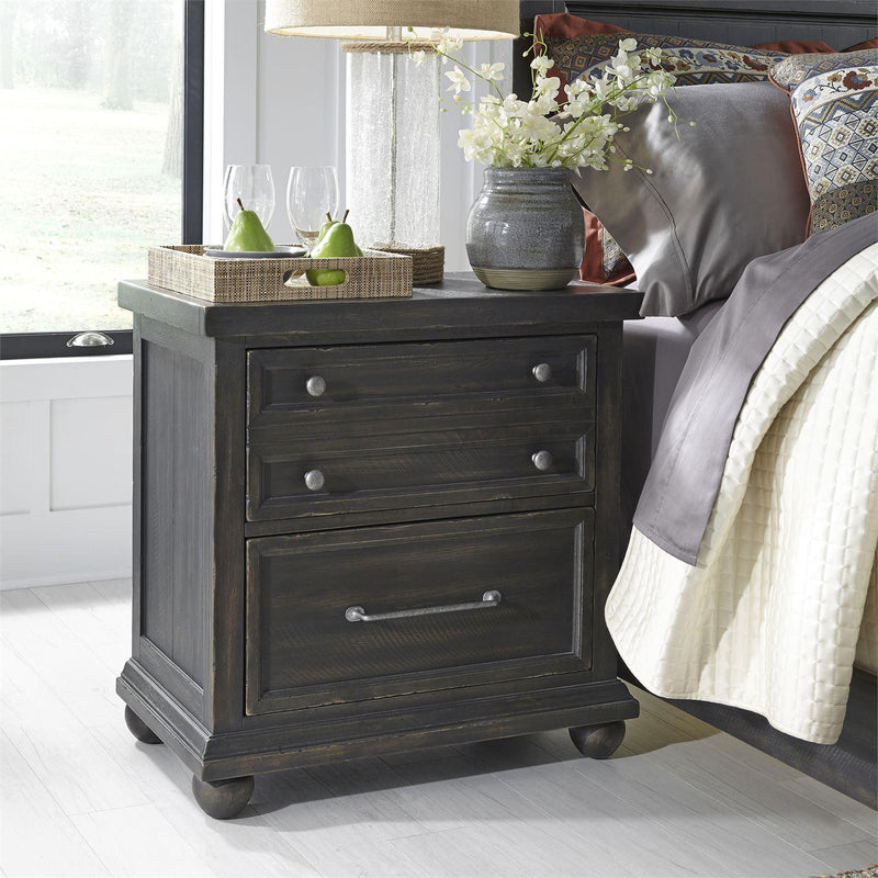Liberty Furniture Industries Inc. Harvest Home 3-Drawer Nightstand 879-BR61 IMAGE 9