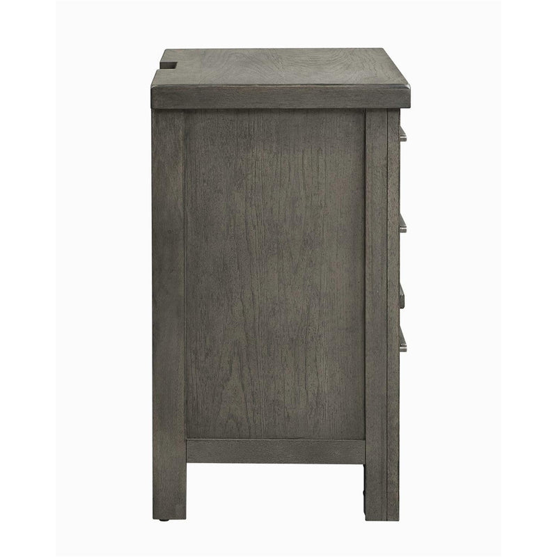 Liberty Furniture Industries Inc. Modern Farmhouse 3-Drawer Nightstand 406-BR61 IMAGE 4