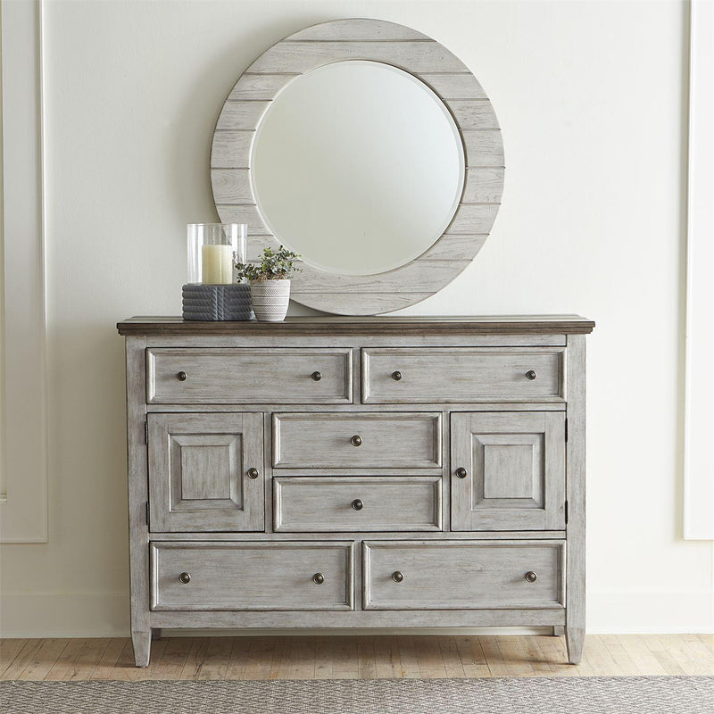 Liberty Furniture Industries Inc. Heartland Dresser Mirror 824-BR52W IMAGE 2