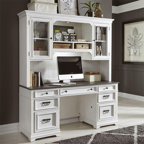 Liberty Furniture Industries Inc. Office Desks Desks With Hutch 417-HOJ-CHS IMAGE 1