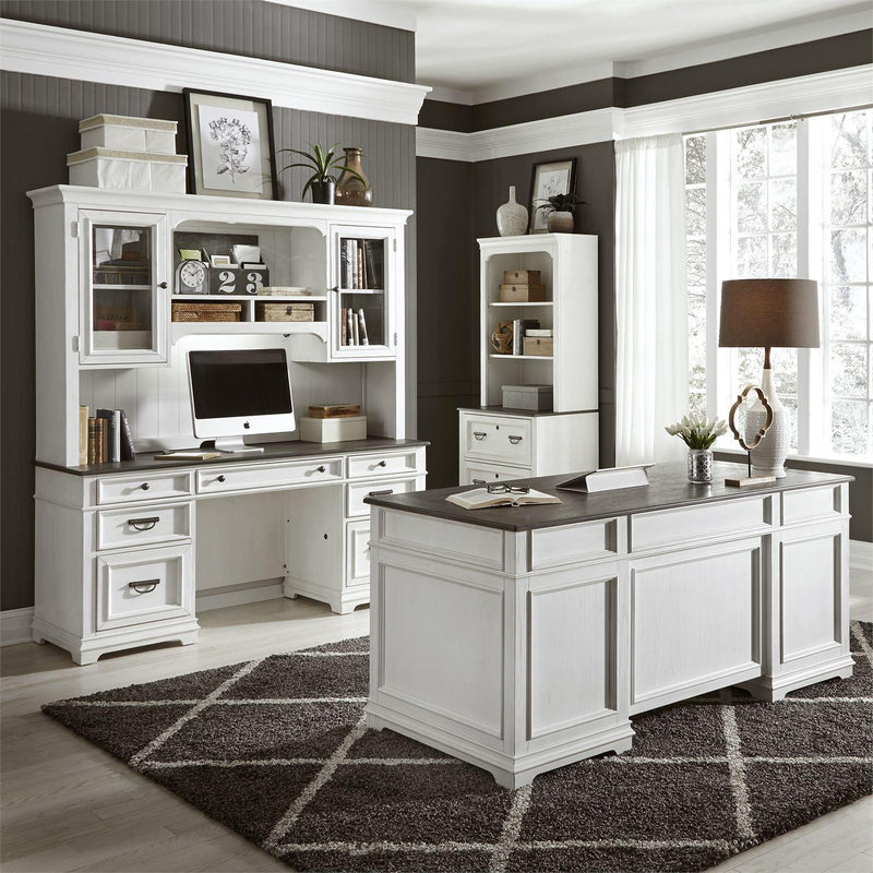 Liberty Furniture Industries Inc. Office Desks Desks With Hutch 417-HOJ-CHS IMAGE 4